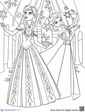 Elsa's Snow Magic: A Fun Activity Sheet