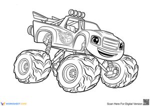 Monster Energy Truck Activity Sheet