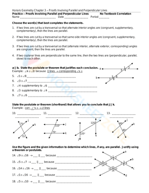 Free Printable Geometric Proofs Worksheets for Students