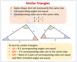 Similar Triangles Worksheet