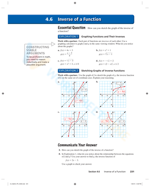 Practice Finding the Inverse of a Function