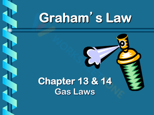 Updated Graham's Law Worksheet: Practice Problems