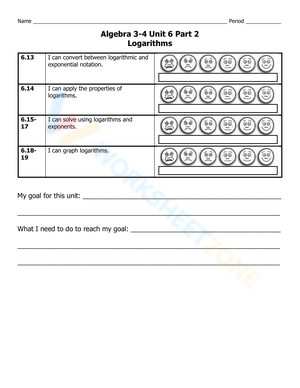 Practice Solving Logarithmic Equations Worksheet