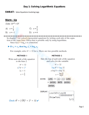 Advanced Logarithmic Equations Solving Practice