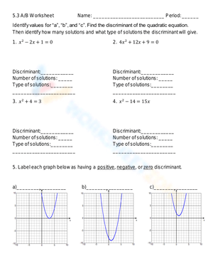 Understanding the Discriminant in Quadratic Equations