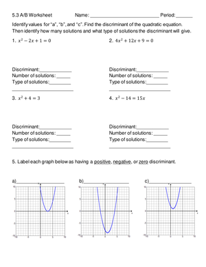 Understanding the Discriminant in Quadratic Equations