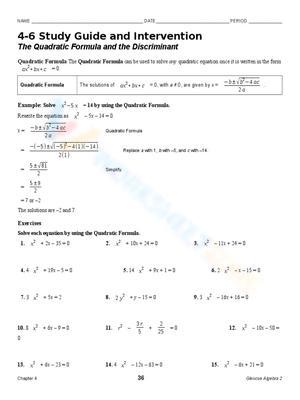 Advanced Discriminant Practice for Quadratic Equations