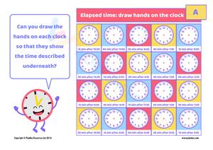 Practice Elapsed Time Problems with These Worksheets