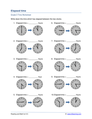 Calculate How Much Time Went By: Practice