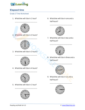 Practice What Time Will It Be and Sharpen your Skill
