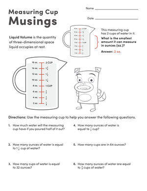 Measuring Cup Musings