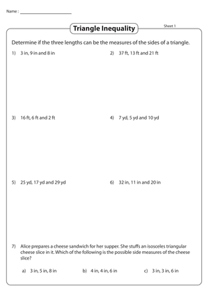 Triangle Side Measures