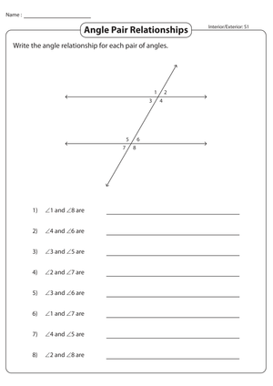 Identify Angle Types