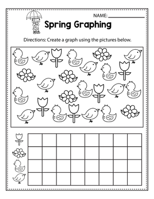 Learn Graphing with Spring Graphing Worksheet
