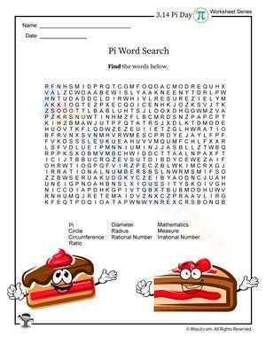 Fun Pi Wordsearch Puzzle to Solve