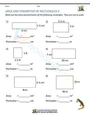 Perimeter of rectangles