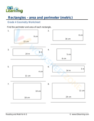 Calculating Area & Perimeter of Rectangles