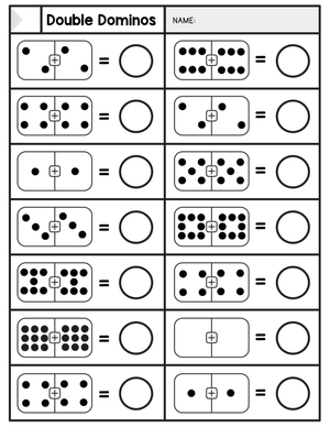 Doubles Addition Worksheets