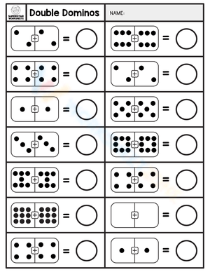 Doubles Addition Worksheets