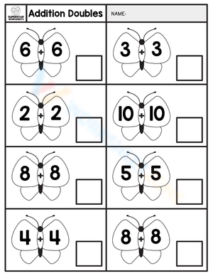 Doubles Addition: Practice Addition Facts