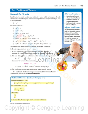 Binomial Theorem Worksheet: Expand Expressions
