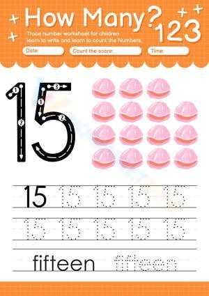 Number Tracing Practice: Learning to Count