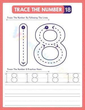 Learn to Count Number 18