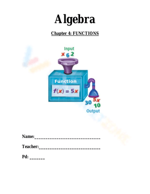 Practice Function Concepts
