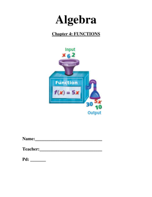 Practice Function Concepts