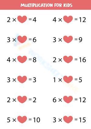 Multiplication Practice for Kids