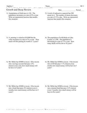 Review Growth and Decay Concepts: A Comprehensive Guide