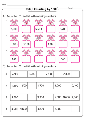 Skip Counting by 100s