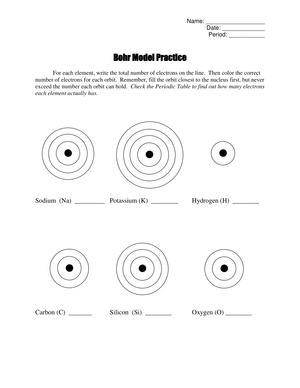 Bohr Model Practice: Electron Configuration Made Simple