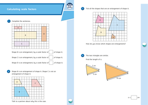 Calculating Scale Factors Worksheet