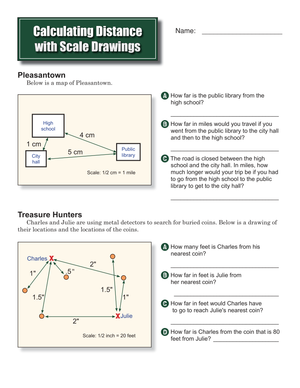 Calculating Distance with Scale Drawings