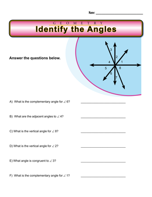 Identify Types of Angles