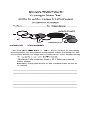 Updated Behavioral Analysis Worksheet