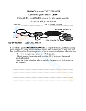 Updated Behavioral Analysis Worksheet