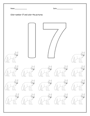 Number 17 and Foxes Learning