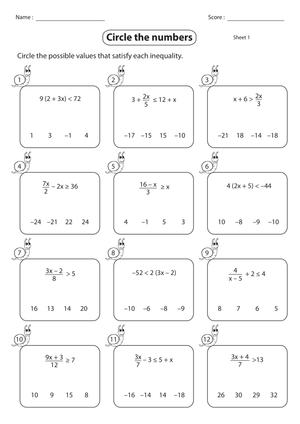 Identify Correct Inequality Solutions