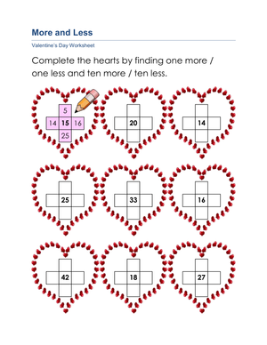 Understanding More and Less: Comparison Worksheet
