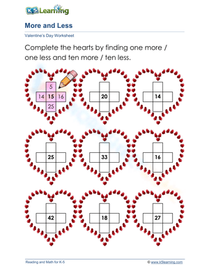 Understanding More and Less: Comparison Worksheet