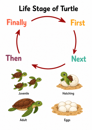 Turtle Life Cycle Worksheet | Essential Grade 6 Science