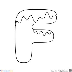 Letter F Coloring Worksheet