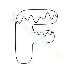 Letter F Coloring Worksheet