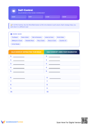Self-Control Coping Strategies