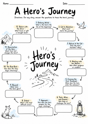 Hero's Journey Guide | Essential Grade 9-10