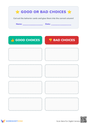 Evaluate Good or Bad Choices