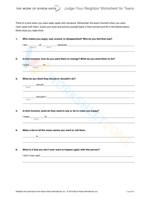 Judging Your Neighbor - A Teen Perspective