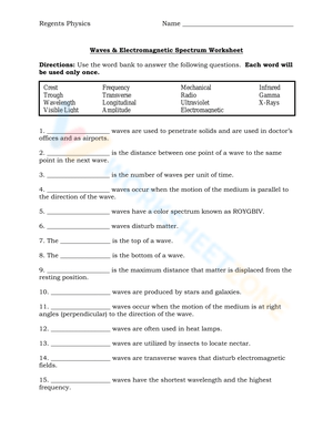 Explore Waves on the Electromagnetic Spectrum